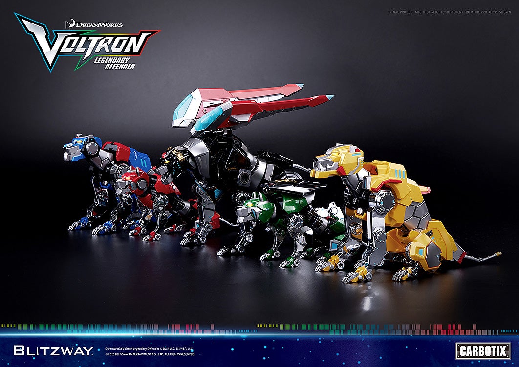 《Voltron》百獸王合金模型 限量2016套支援完全合體