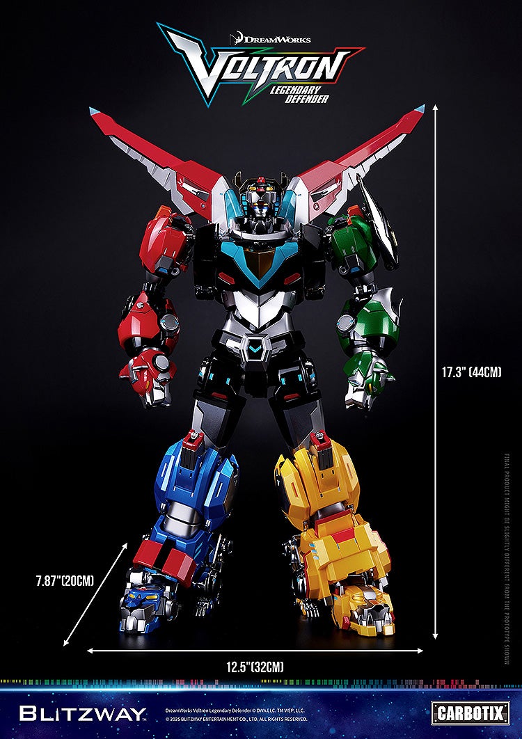 《Voltron》百獸王合金模型 限量2016套支援完全合體