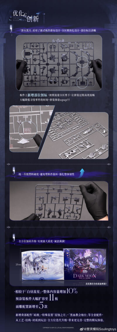 Soulingtoys 原創美少女模型「罪斥黑月」原型公開 近日將開啟預約 5 Soulingtoys 原創美少女模型「罪斥黑月」原型公開 近日將開啟預約