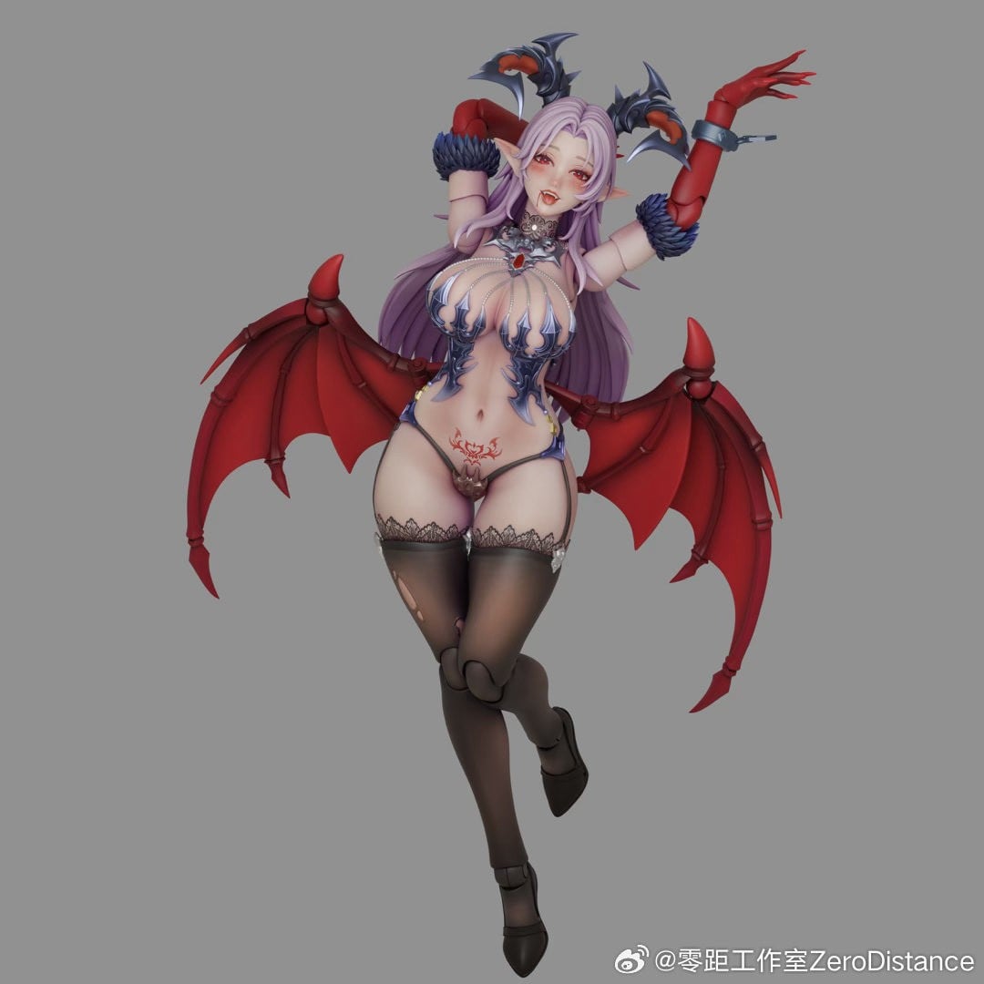 ZERO DISTANCE《Idle Angels》路西法可動人偶預購中,附黑絲替換腿與豪華版胸部零件