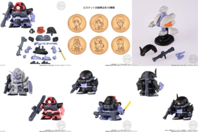 萬代推出《機動戰士鋼彈》食玩餅乾第二彈 8/20開訂