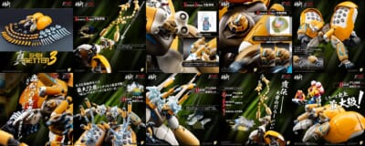 POSE+METAL HEAT真盖特3合金可动模型试作公开 近期开放预购