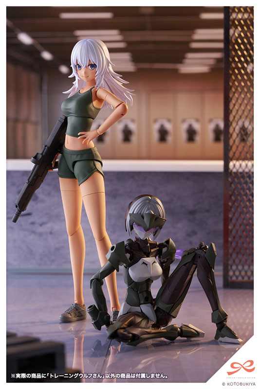 壽屋《創彩少女庭園》Wolf-san 小麥肌登場!Training Wolf-san 塑膠模型今日開賣