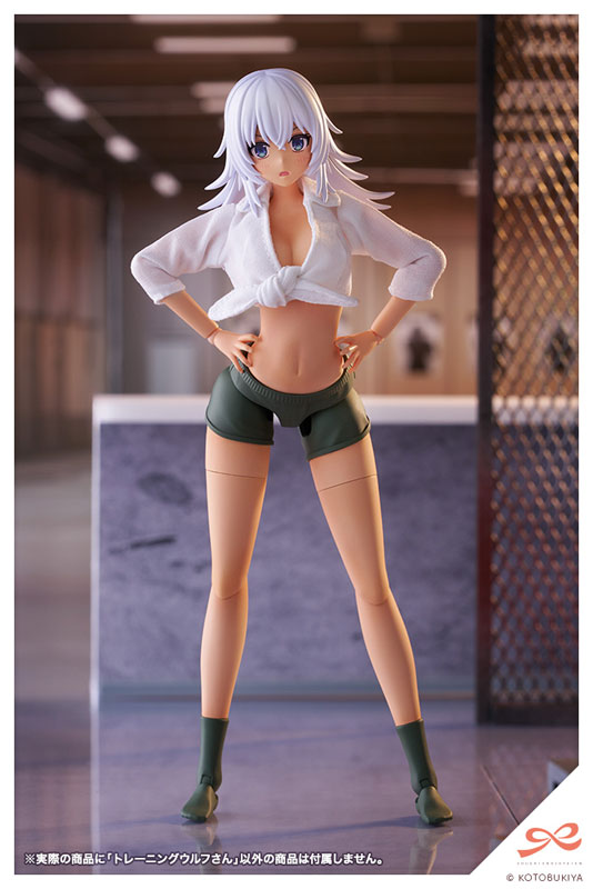 壽屋《創彩少女庭園》Wolf-san 小麥肌登場!Training Wolf-san 塑膠模型今日開賣