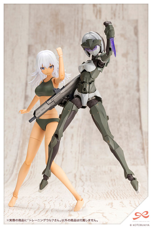 壽屋《創彩少女庭園》Wolf-san 小麥肌登場!Training Wolf-san 塑膠模型今日開賣
