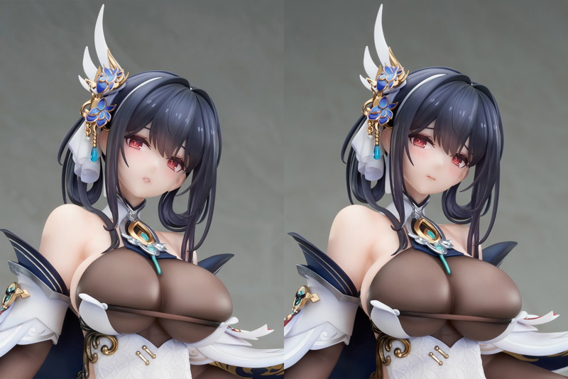 APEX-TOYS《碧藍航線》鎮海改 1/7 模型 2026 年發售 鏤空設計大方展露曲線