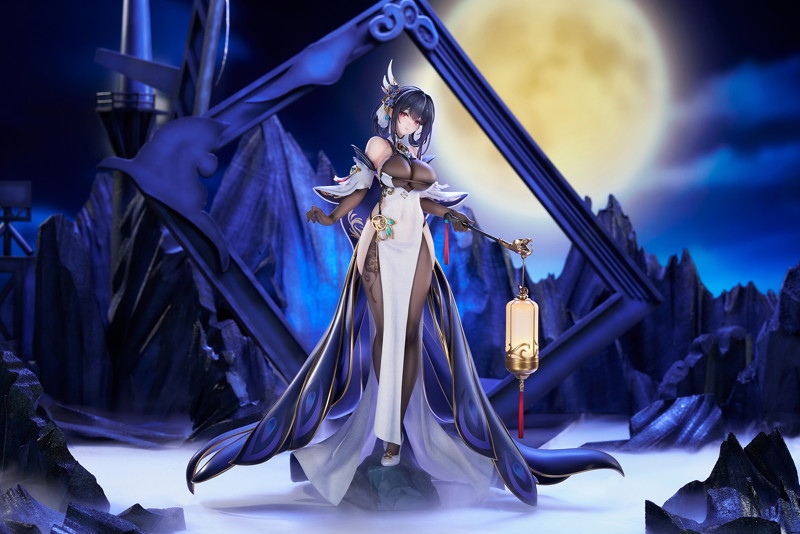APEX-TOYS《碧藍航線》鎮海改 1/7 模型 2026 年發售 鏤空設計大方展露曲線