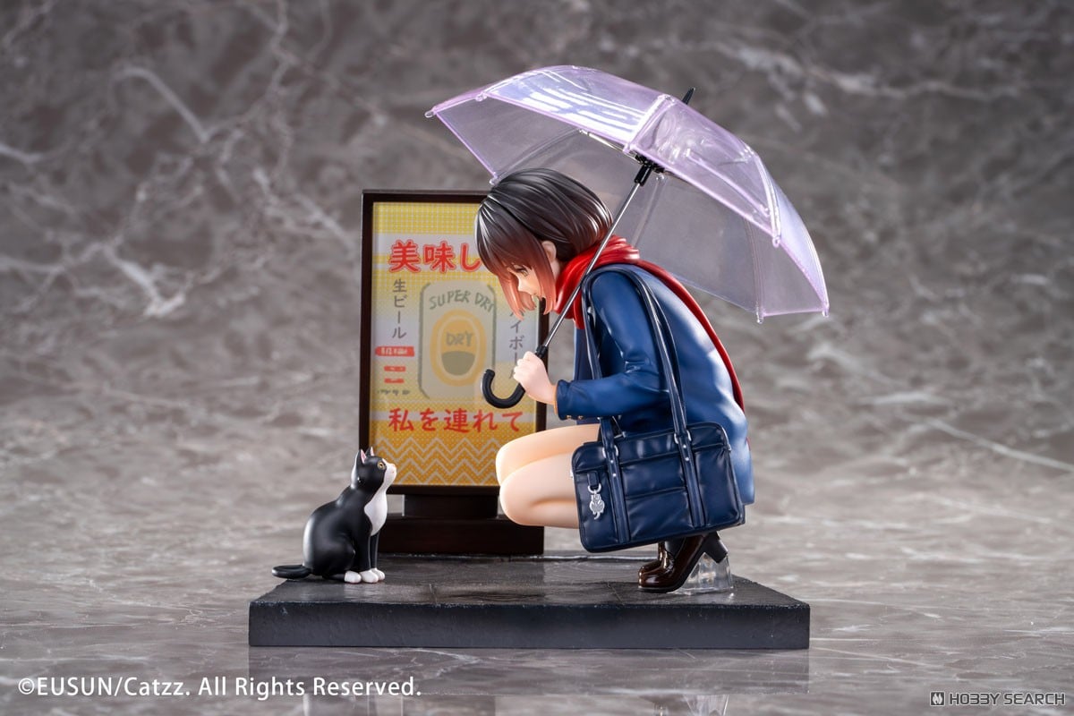 EUSUN推出插畫家catzz原創模型《雨の日 – 邂逅》 售價1.4萬日圓附贈貓咪特典 1 EUSUN推出插畫家catzz原創模型《雨の日 – 邂逅》 售價1.4萬日圓附贈貓咪特典