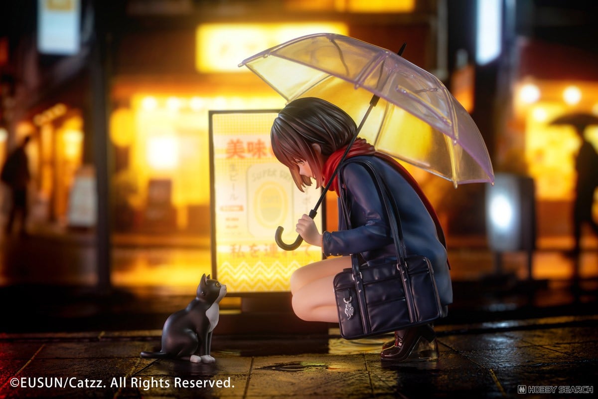 EUSUN推出插畫家catzz原創模型《雨の日 – 邂逅》 售價1.4萬日圓附贈貓咪特典 7 EUSUN推出插畫家catzz原創模型《雨の日 – 邂逅》 售價1.4萬日圓附贈貓咪特典