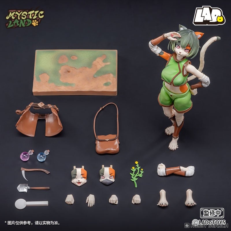 貓娘藥草師降臨!LADo TOYS「Tonia 藥草師 Ver.」1/12 可動模型 3 月 22 日正式發售 4 貓娘藥草師降臨!LADo TOYS「Tonia 藥草師 Ver.」1/12 可動模型 3 月 22 日正式發售