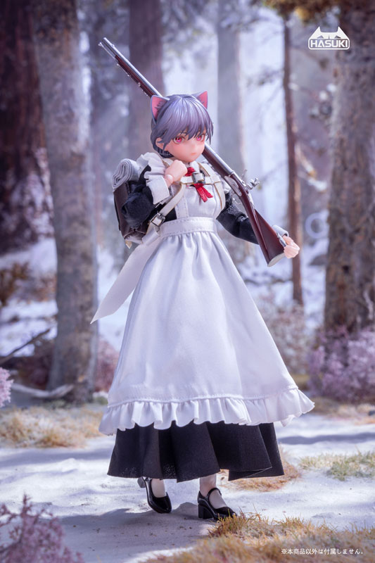 HASUKI「pocket art」女僕銃士 FKEY 今日正式發售!1/12 布製服飾可動人偶,官方加碼贈送延期補償特典 15 HASUKI「pocket art」女僕銃士 FKEY 今日正式發售!1/12 布製服飾可動人偶,官方加碼贈送延期補償特典