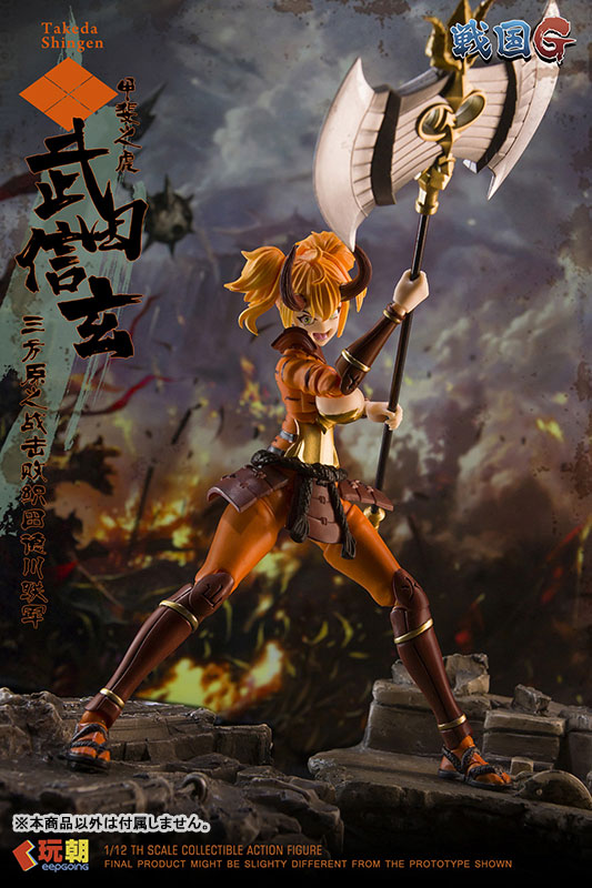 「甲斐之虎」美少女化!KEEPGOING Studio《戰國 G 系列》武田信玄 1/12 可動模型明日正式發售 10 「甲斐之虎」美少女化!KEEPGOING Studio《戰國 G 系列》武田信玄 1/12 可動模型明日正式發售