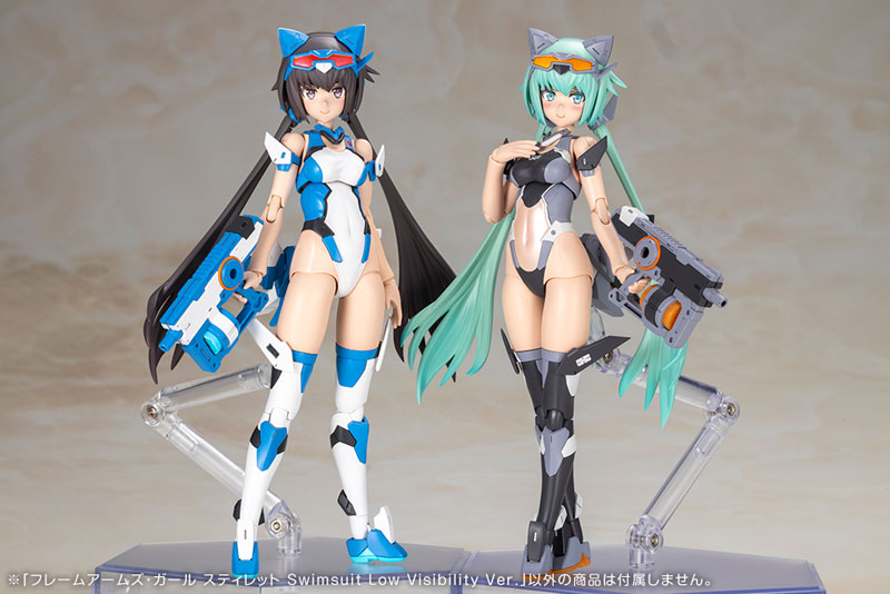 壽屋《Frame Arms Girl》史蒂蕾特泳裝低視認版 灰階質感售價6380日圓