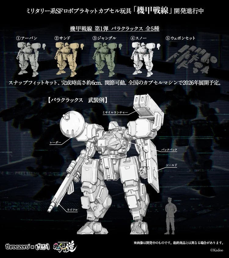 threezero × HMA 聯手推出!轉蛋新作《機甲戰線》試作首度公開 預計 2026 年發售 3 threezero × HMA 聯手推出!轉蛋新作《機甲戰線》試作首度公開 預計 2026 年發售