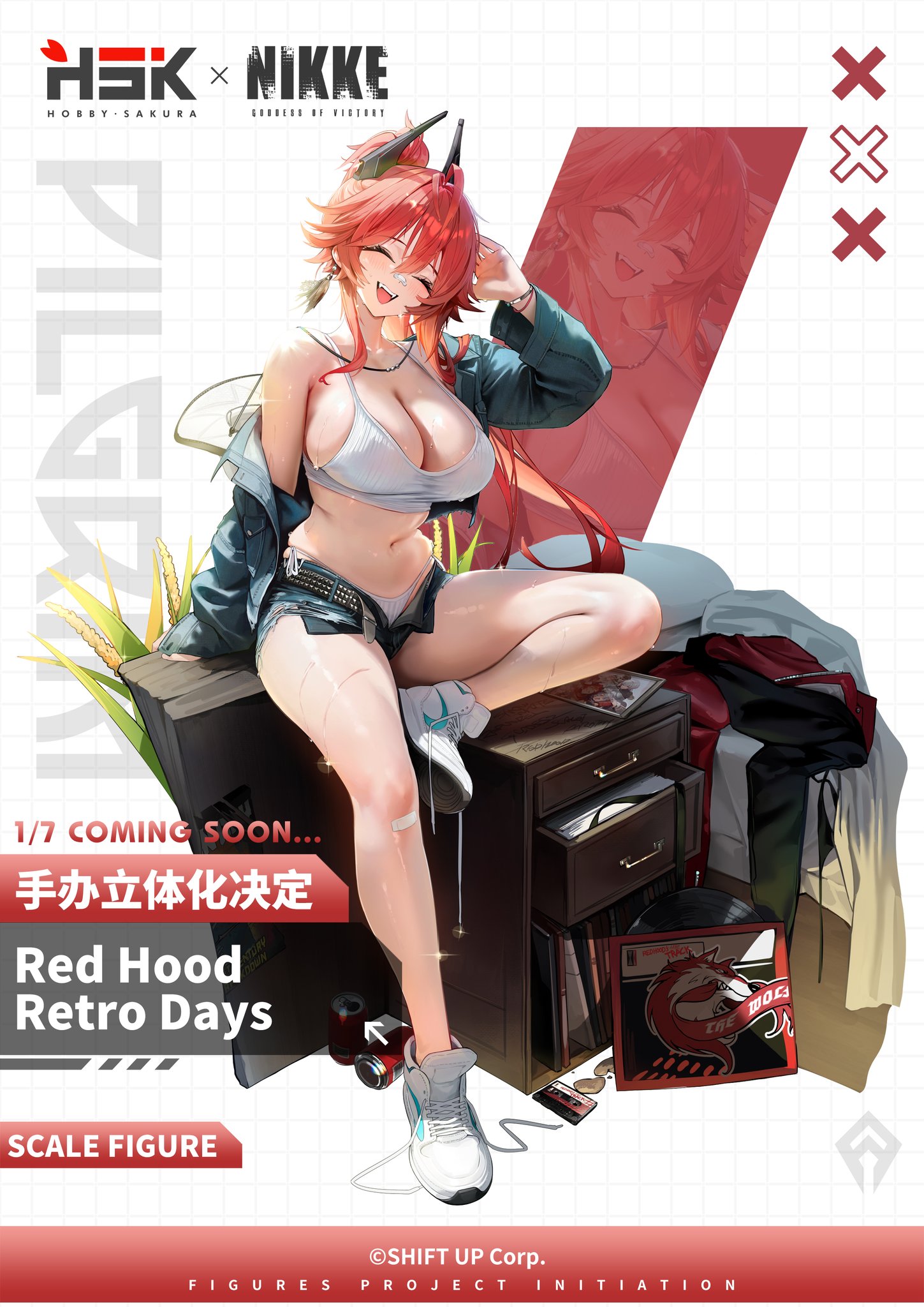 Hobby Sakura公開《勝利之女神:妮姬》小紅帽復古時光 1/7 比例模型彩色原型 3 Hobby Sakura公開《勝利之女神:妮姬》小紅帽復古時光 1/7 比例模型彩色原型