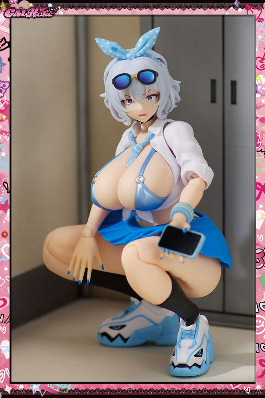AMAKUNI《GALHolic》組裝模型第二彈深青 2026年出貨 附贈10款表情與12對辣妹手勢