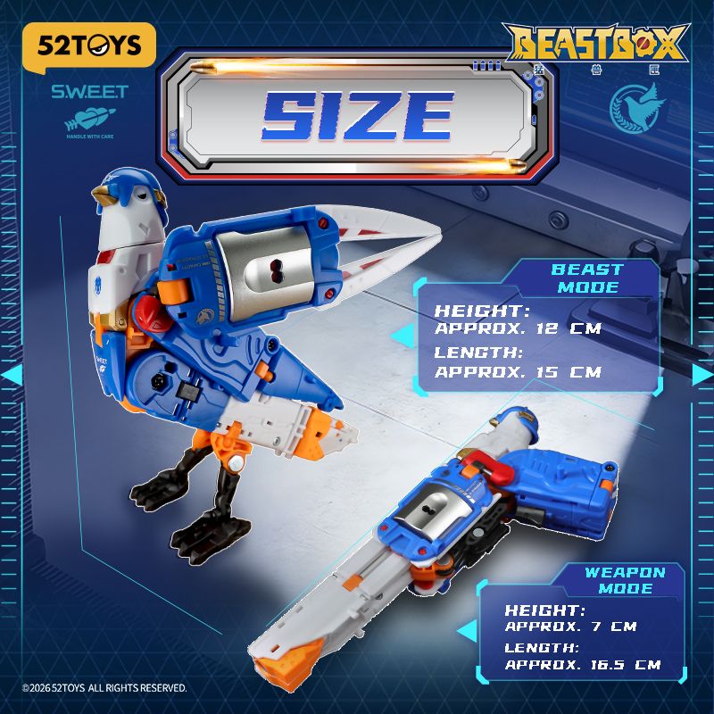 52TOYS 變形玩具新作 BEASTBOX BB-76 LOVEGUN 亮相:和平鴿化身強悍左輪手槍 5 52TOYS 變形玩具新作 BEASTBOX BB-76 LOVEGUN 亮相:和平鴿化身強悍左輪手槍