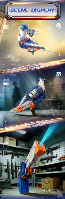52TOYS 變形玩具新作 BEASTBOX BB-76 LOVEGUN 亮相:和平鴿化身強悍左輪手槍 7 52TOYS 變形玩具新作 BEASTBOX BB-76 LOVEGUN 亮相:和平鴿化身強悍左輪手槍