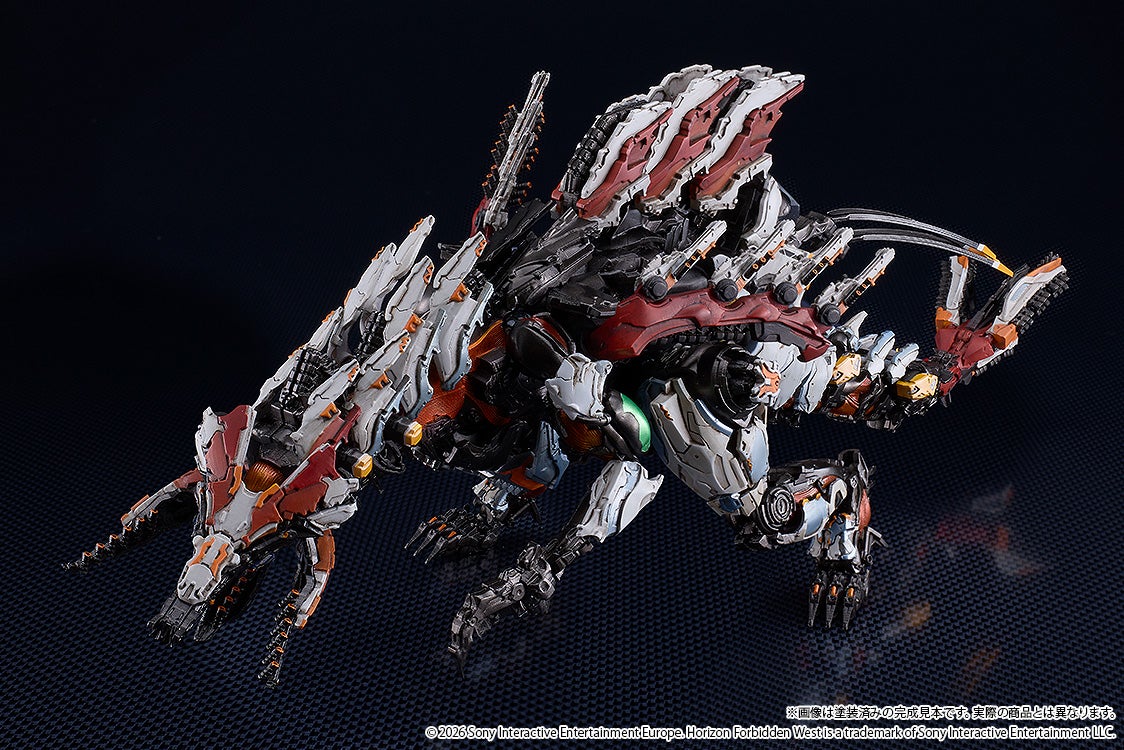 《地平線》殺戮脊龍 390mm 模型登場 零件拆卸重現部位破壞