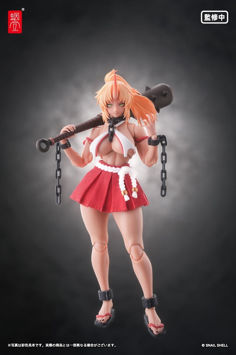 蝸之殼 Snail Shell「鬼巫女 次女・紅葉」1/12 可動模型開放預訂:搭載全可動眼球與驚異可動域,預計 2026 年底上市 1 蝸之殼 Snail Shell「鬼巫女 次女・紅葉」1/12 可動模型開放預訂:搭載全可動眼球與驚異可動域,預計 2026 年底上市