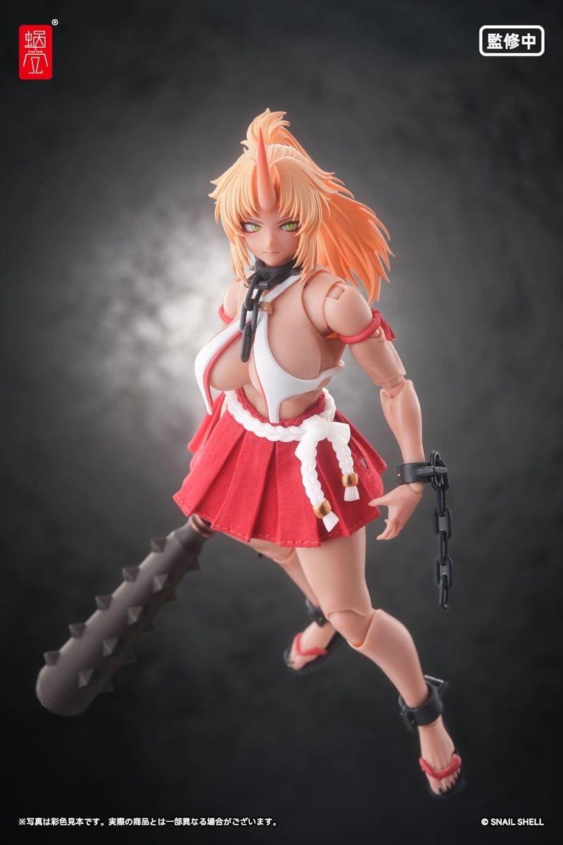 蝸之殼 Snail Shell「鬼巫女 次女・紅葉」1/12 可動模型開放預訂:搭載全可動眼球與驚異可動域,預計 2026 年底上市 2 蝸之殼 Snail Shell「鬼巫女 次女・紅葉」1/12 可動模型開放預訂:搭載全可動眼球與驚異可動域,預計 2026 年底上市