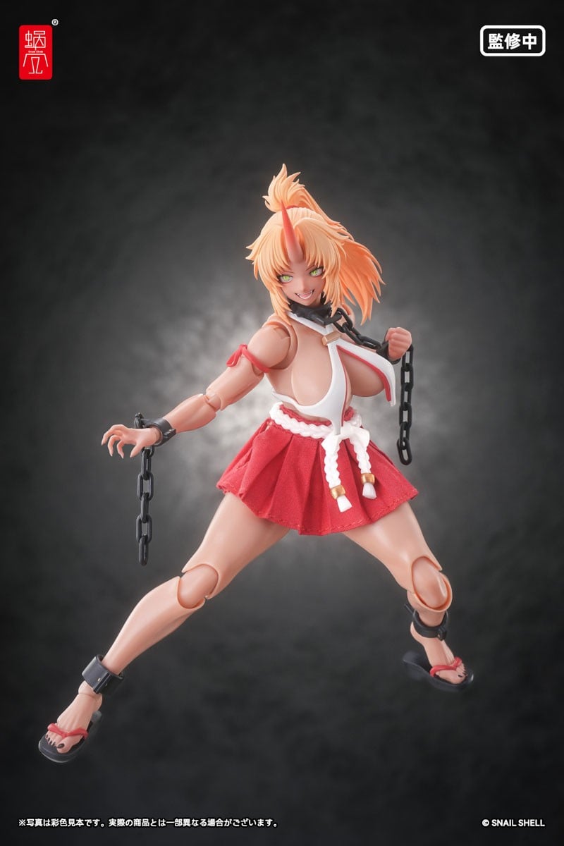 蝸之殼 Snail Shell「鬼巫女 次女・紅葉」1/12 可動模型開放預訂:搭載全可動眼球與驚異可動域,預計 2026 年底上市 4 蝸之殼 Snail Shell「鬼巫女 次女・紅葉」1/12 可動模型開放預訂:搭載全可動眼球與驚異可動域,預計 2026 年底上市
