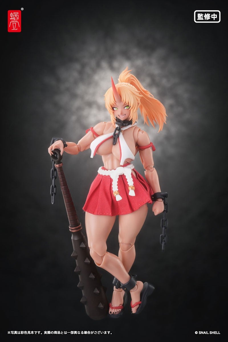 蝸之殼 Snail Shell「鬼巫女 次女・紅葉」1/12 可動模型開放預訂:搭載全可動眼球與驚異可動域,預計 2026 年底上市 5 蝸之殼 Snail Shell「鬼巫女 次女・紅葉」1/12 可動模型開放預訂:搭載全可動眼球與驚異可動域,預計 2026 年底上市