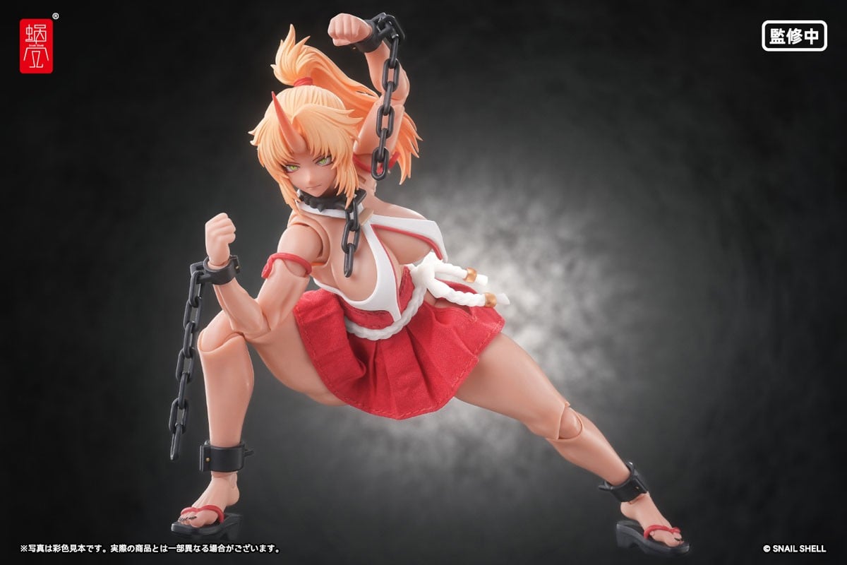 蝸之殼 Snail Shell「鬼巫女 次女・紅葉」1/12 可動模型開放預訂:搭載全可動眼球與驚異可動域,預計 2026 年底上市 11 蝸之殼 Snail Shell「鬼巫女 次女・紅葉」1/12 可動模型開放預訂:搭載全可動眼球與驚異可動域,預計 2026 年底上市