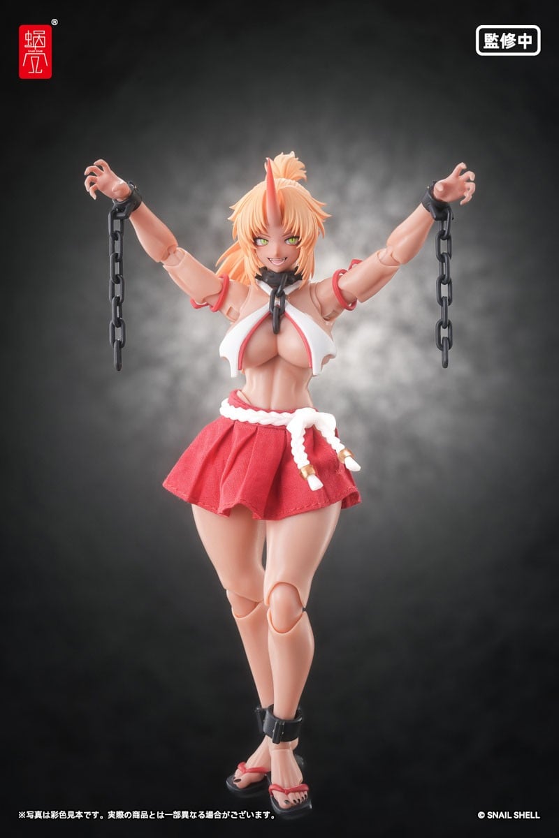 蝸之殼 Snail Shell「鬼巫女 次女・紅葉」1/12 可動模型開放預訂:搭載全可動眼球與驚異可動域,預計 2026 年底上市 14 蝸之殼 Snail Shell「鬼巫女 次女・紅葉」1/12 可動模型開放預訂:搭載全可動眼球與驚異可動域,預計 2026 年底上市