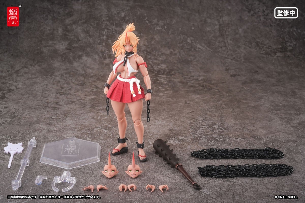 蝸之殼 Snail Shell「鬼巫女 次女・紅葉」1/12 可動模型開放預訂:搭載全可動眼球與驚異可動域,預計 2026 年底上市 16 蝸之殼 Snail Shell「鬼巫女 次女・紅葉」1/12 可動模型開放預訂:搭載全可動眼球與驚異可動域,預計 2026 年底上市