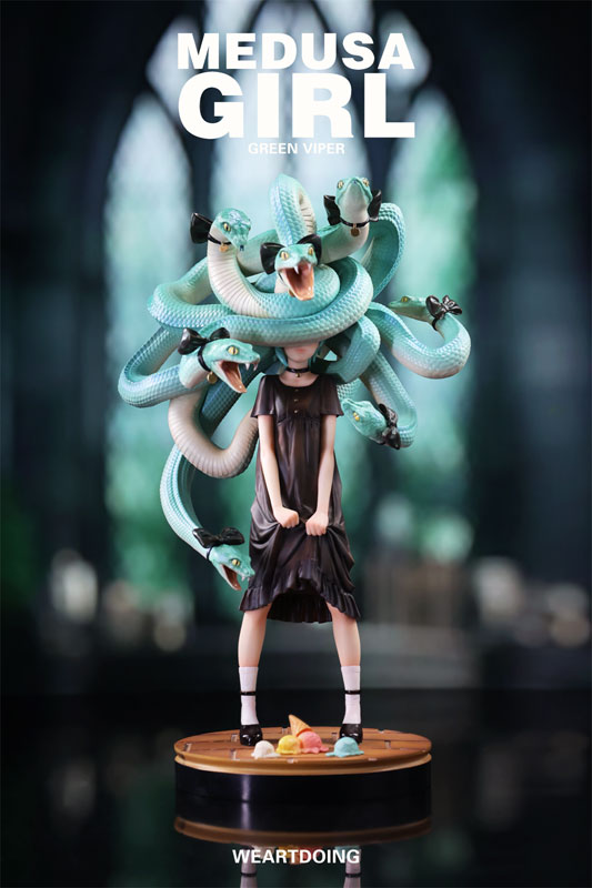 展現神祕美感!WE ART DOING「Medusa Girl」原創少女模型兩款配色同步預購