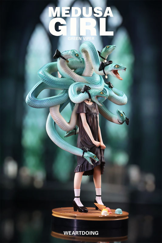 展現神祕美感!WE ART DOING「Medusa Girl」原創少女模型兩款配色同步預購