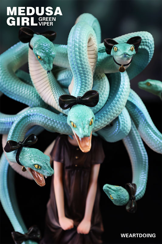 展現神祕美感!WE ART DOING「Medusa Girl」原創少女模型兩款配色同步預購
