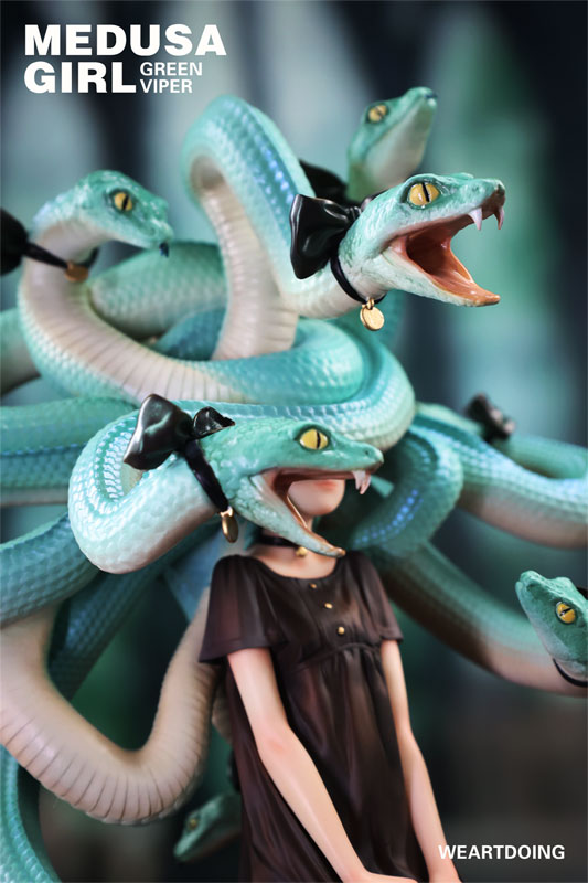 展現神祕美感!WE ART DOING「Medusa Girl」原創少女模型兩款配色同步預購