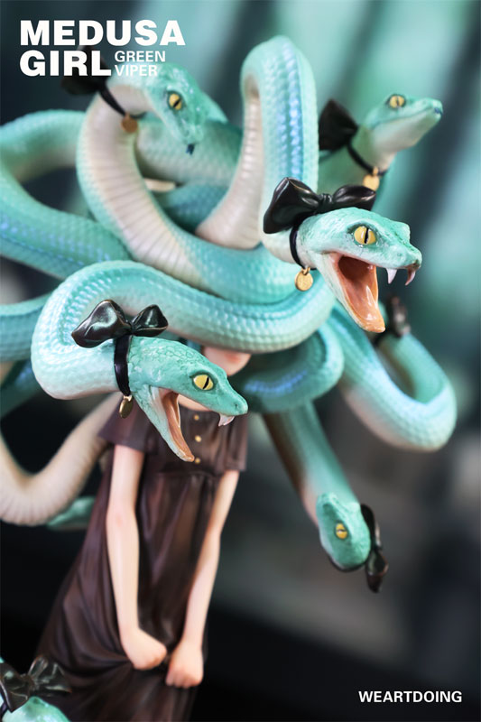 展現神祕美感!WE ART DOING「Medusa Girl」原創少女模型兩款配色同步預購