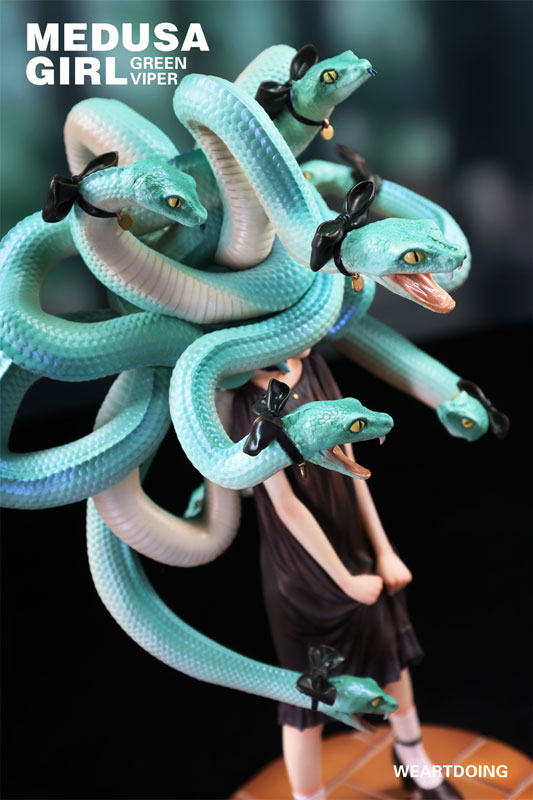 展現神祕美感!WE ART DOING「Medusa Girl」原創少女模型兩款配色同步預購