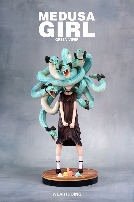 展現神祕美感!WE ART DOING「Medusa Girl」原創少女模型兩款配色同步預購