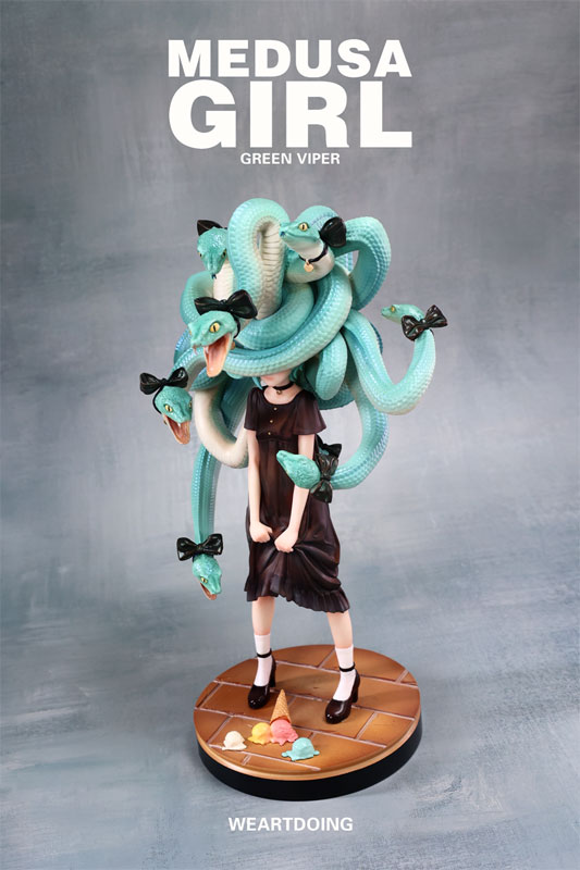 展現神祕美感!WE ART DOING「Medusa Girl」原創少女模型兩款配色同步預購