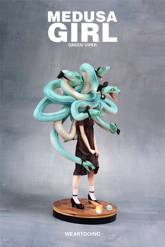 展現神祕美感!WE ART DOING「Medusa Girl」原創少女模型兩款配色同步預購