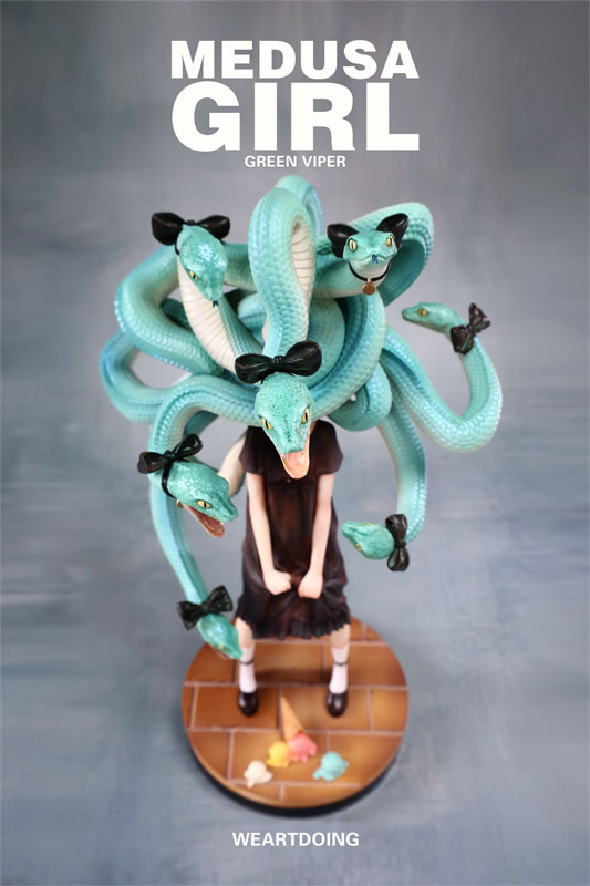 展現神祕美感!WE ART DOING「Medusa Girl」原創少女模型兩款配色同步預購