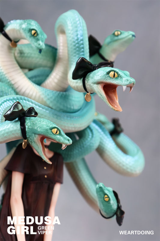 展現神祕美感!WE ART DOING「Medusa Girl」原創少女模型兩款配色同步預購