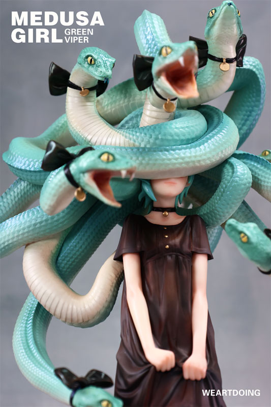 展現神祕美感!WE ART DOING「Medusa Girl」原創少女模型兩款配色同步預購