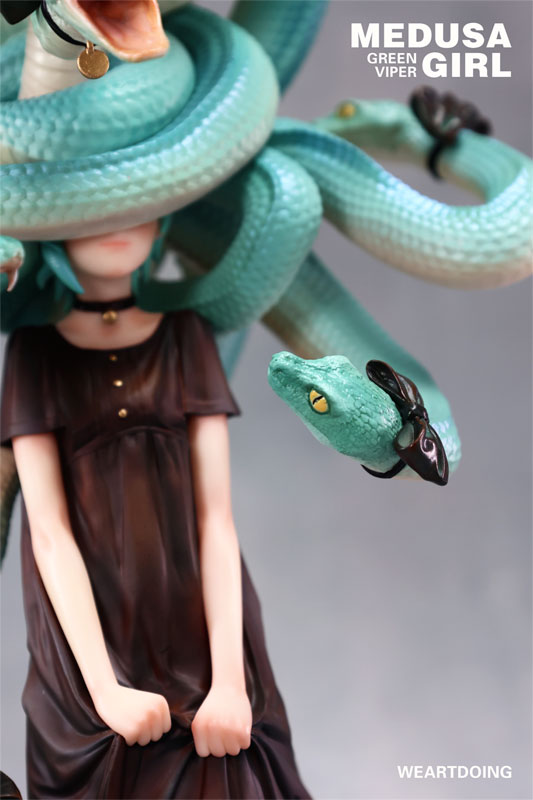 展現神祕美感!WE ART DOING「Medusa Girl」原創少女模型兩款配色同步預購