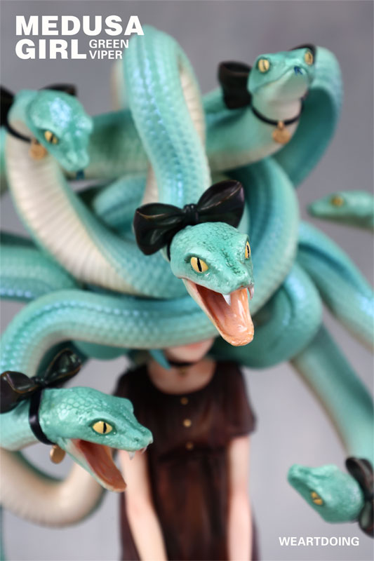展現神祕美感!WE ART DOING「Medusa Girl」原創少女模型兩款配色同步預購