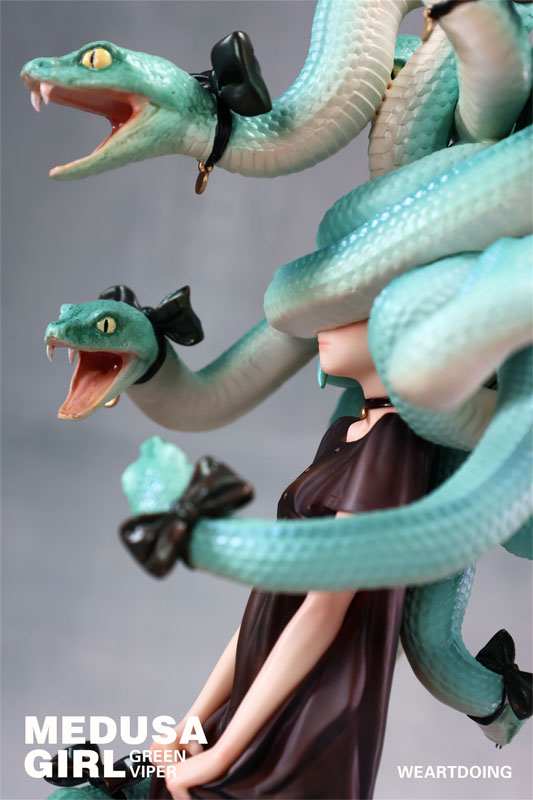展現神祕美感!WE ART DOING「Medusa Girl」原創少女模型兩款配色同步預購