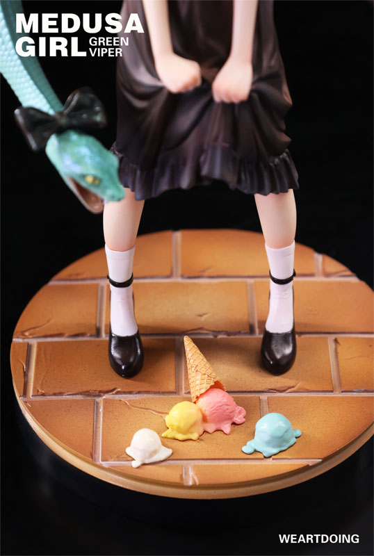 展現神祕美感!WE ART DOING「Medusa Girl」原創少女模型兩款配色同步預購
