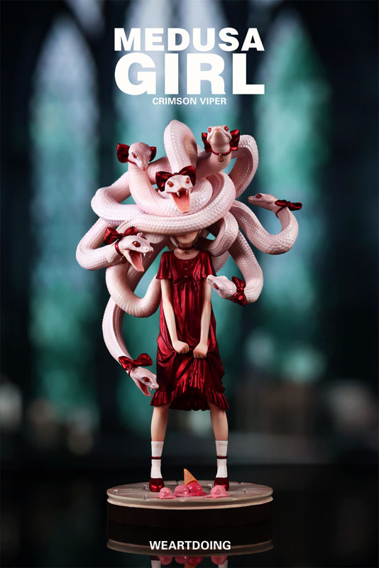 展現神祕美感!WE ART DOING「Medusa Girl」原創少女模型兩款配色同步預購