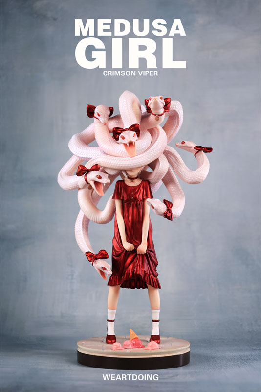 展現神祕美感!WE ART DOING「Medusa Girl」原創少女模型兩款配色同步預購