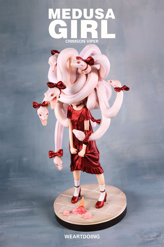 展現神祕美感!WE ART DOING「Medusa Girl」原創少女模型兩款配色同步預購