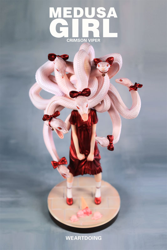 展現神祕美感!WE ART DOING「Medusa Girl」原創少女模型兩款配色同步預購